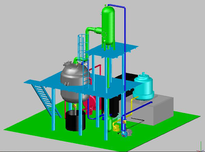真空環(huán)保廢液處理系統3D展示 真空環(huán)保廢液處理系統3D展示